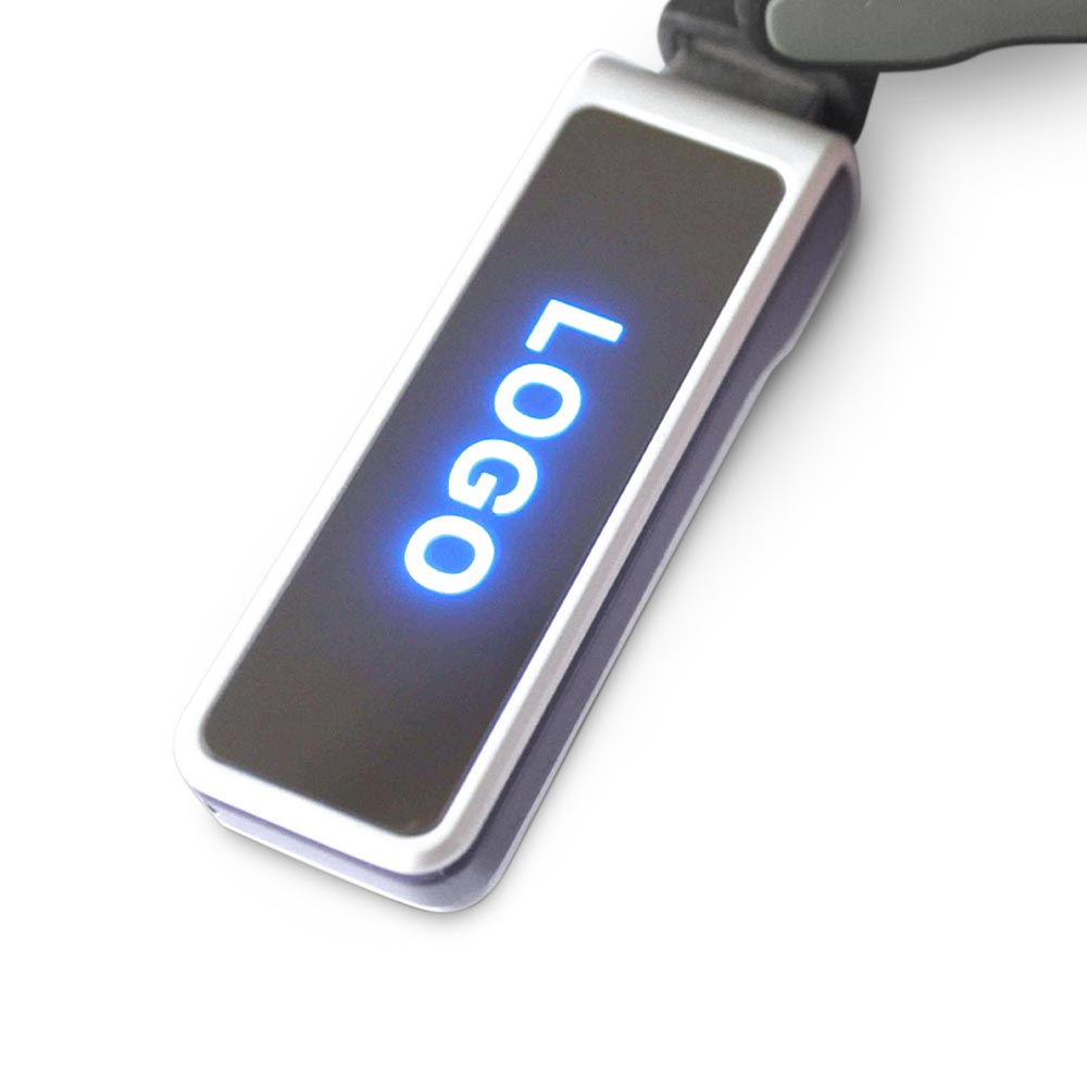 Illuminated logo USB flash drive